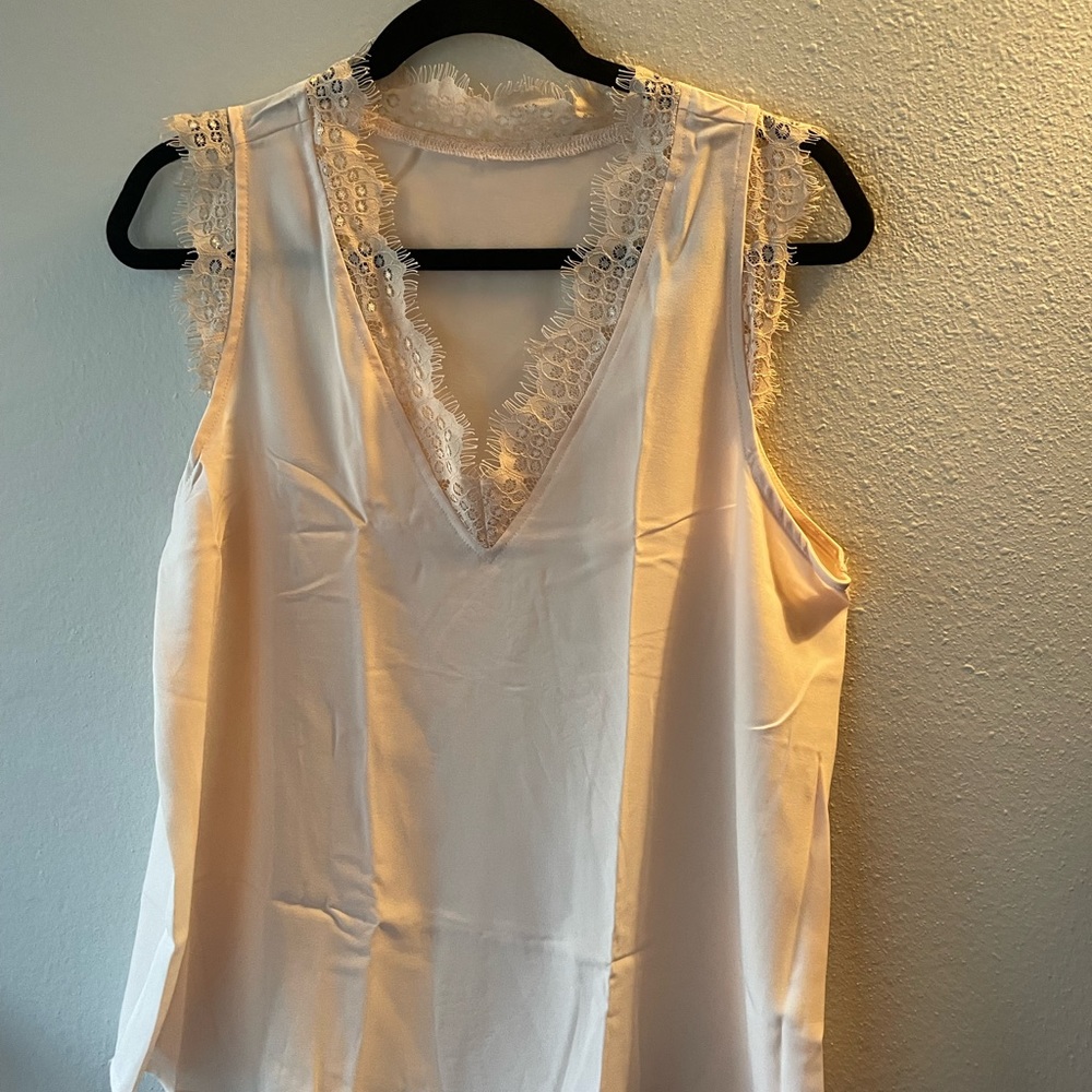 Womens v neck tank blouse